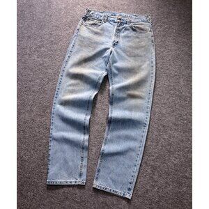 Carhartt Vintage Distressed Faded Denim Jeans 36x34 Workwear pants